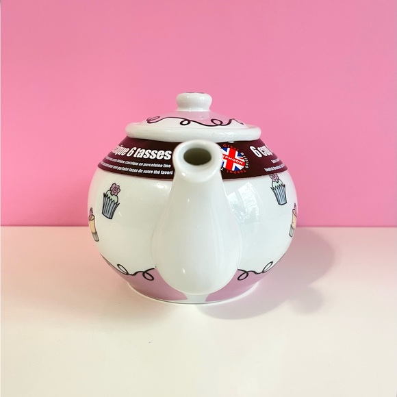 Typhoon Whimsical Dessert 6-Cup High Tea Porcelain Teapot ~ NEW - Picture 7 of 10